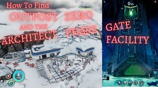 How To Find OUTPOST ZERO And The ARCHITECT PHASE GATE FACILITY  Subnautica Below Zero [upl. by Aerdma]