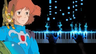 Nausicaas Theme  Soft amp Peaceful Ghibli Piano Music [upl. by Rodie]