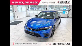 2024 Honda Civic Sport  Aegean Blue [upl. by Amandie]