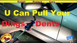 How To Repair Small Dent in Car Door [upl. by Acissj669]