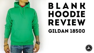 Blank Pull Over Hoodie Review Gildan Heavy Blend [upl. by Ilsa]