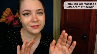 Extra Relaxing Aromatherapy Massage Oil Sounds ExplainingNarrating Actions 💤 ASMR Roleplay [upl. by Avan]