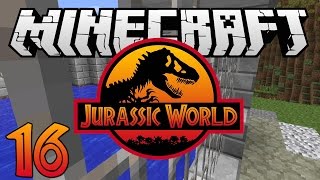 Minecraft Jurassic World  Ep 16  quotCoelacanth and Growth Serumquot Rexxit Modpack [upl. by Aivle]