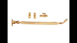 Brass Casement Stay Adonai Hardware [upl. by Naujit]