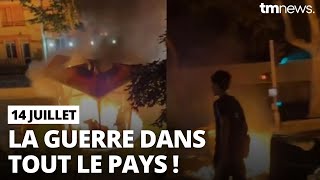 Le 14 juillet le plus honteux de lhistoire  Des scènes démeutes partout en France [upl. by Azeria]