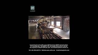 Second hand conti roller press MDF line from SWPM [upl. by Birecree]