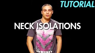 How to do Simple Neck Isolations Hip Hop Dance Moves Tutorial  Mihran Kirakosian [upl. by Gonyea]