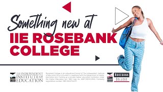 Something New At IIE Rosebank College [upl. by Retloc]