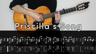 Priscillas Song  Witcher 3  guitar Tab  pdf [upl. by Maisey]