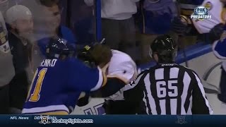 Ryan Ellis vs Vladimir Tarasenko Nov 13 2014 [upl. by Kyred]