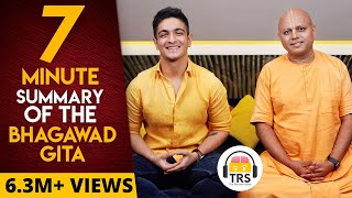 Gaur Gopal Das Monk Explains Bhagawad Gita In 7 Minutes  Beerbiceps  The Ranveer Show [upl. by Romito]