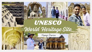 UNESCO World Heritage Site  Full video Day2  Hampi Diaries [upl. by Bork734]