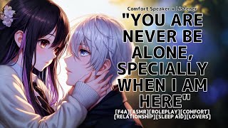 YOUR GIRLFRIEND COMFORTS YOU FROM HAVING A NIGHTMARE F4AASMR ROLEPLAYSLEEP AIDCOMFORT [upl. by Niraj]