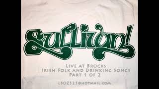 Sullivan Live at Brocks  Irish Folk and Drinking Songs Part 1 of 2 [upl. by Nohtanhoj]