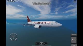 Flying on Midwestern Airways Zerotech 737700 to NYC Read Description [upl. by Greenburg]