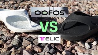 Recovery Sandal review Telic vs Oofos [upl. by Artinak]