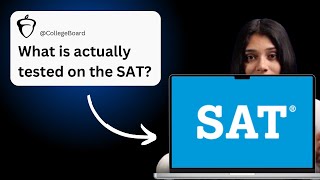 What is actually tested on the SAT [upl. by Aoket]