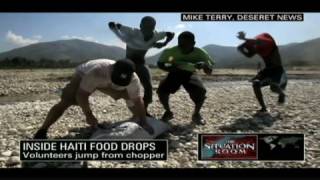 Inside Haiti food drops [upl. by Eronaele]