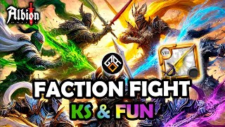 FACTION FIGHT HIGHLIGHTS  KSING amp Having FUN  Gordinh  ALBION ONLINE [upl. by Raval]