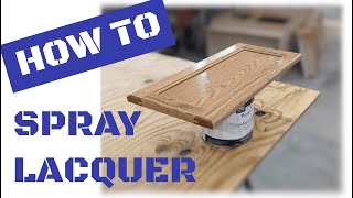 Spraying Lacquer Full Tutorial [upl. by Esiuqram]