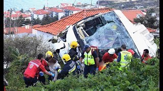 WELTTHEMA Horrorunfall auf Madeira kostet vielen Deutschen das Leben [upl. by Sadnac]