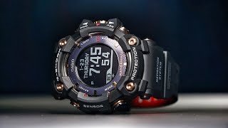 35th Anniversary GPRB1000TF Magma Ocean GPS Rangeman GShock watch unboxing amp review [upl. by Akinit]