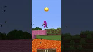 Breaking Over Lava vs Emoji Reaction minecraft meme shorts [upl. by Alemaj]