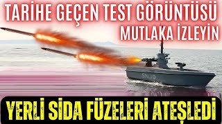 YERLİ SİDA SALVO FÜZE ATTI  YUNANİSTAN AYAĞA KALKTI  MÜTHİŞ TESTİ MUTLAKA İZLEYİN [upl. by Onailil]