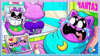 CATNAP TWINS SEPARATED at BIRTH Poppy Playtime Animation  Coffin Dance Meme Song COVER [upl. by Marler]