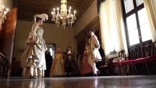 Learn how to dance the Minuet  Venice Carnival 2014 [upl. by Ahsimac251]