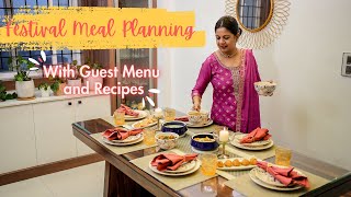 Time Saving Festival Meal Planning Ideas  Delicious and Impressive Diwali Menu for Guests [upl. by Netneuq48]