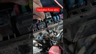 Maruti alto 800 radiator fan fuse locationshots automobile rfmechanic [upl. by Maro]