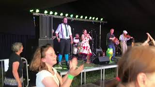 Frog on a Bike and Ollie Simons at Ely Folk Festival 2022 montage [upl. by Athalla9]