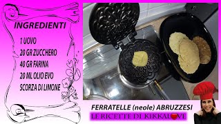 Ferratelle classiche abruzzesineole senza nichel [upl. by Hairaza984]