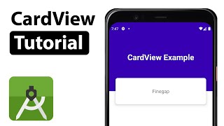 How To Make Cards In Android Studio  CardView Tutorial in Android Studio [upl. by Leamiba]