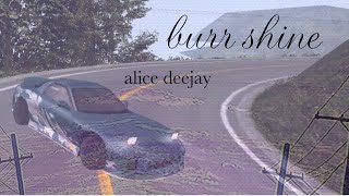 burr shine wavebird  alice deejay  RX7 FD  Tsubaki [upl. by Iridis127]