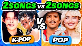 KPOP vs POP 2024 Edition 🔥 Save One Drop One  Kpop Quiz 2024  KMusic Quiz [upl. by Anirbes]