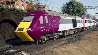 TSW4 CrossCountry HST from Birmingham New Street to Bromsgrove 16324 [upl. by Oiled]