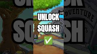 Unlock SQUASH pvz plantsversuszombies [upl. by Amadas650]