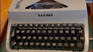 What is a vintage Facit typewriter [upl. by Haff579]