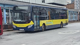 900 SUBSCRIBER SPECIALHULLEYS OF BASLOW VOLVO B8RLE MCV EVORA 9112 BV23 NVH [upl. by Redmer]