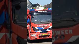 Brandweer Twente met spoed tijdens de open dag in Oldenzaal  112 brandweer [upl. by Calv]