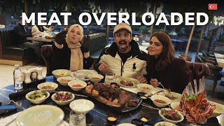 Extreme Turkish Meat Tour in Istanbul 🇹🇷  WE ATE 3 KG MEAT 🥩 [upl. by Marleah122]