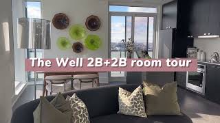 Tridel The Well Luxury Condo 2 Bedrooms 2 Bathrooms  for sale  1125 sqft  Toronto Downtown condo [upl. by Schwinn620]