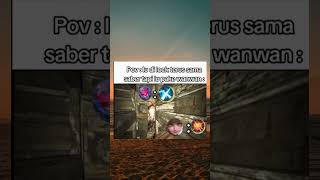 Saber  cape gw anj🗿 mobilelegends memesml meme subscribe viralshorts [upl. by Stockwell551]