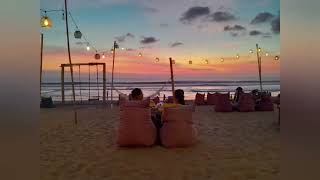 Paradise island  LEGIAN BEACH BALI SUNSET [upl. by Silverstein]