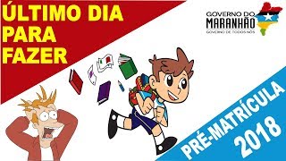 Prématrícula em Escolas do Maranhão faça a sua [upl. by Minny871]