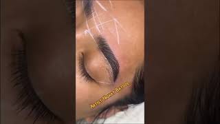 Eyebrow laminationtint brows wexing satisfying viralshort shortsviral shorts lamination [upl. by Anor310]