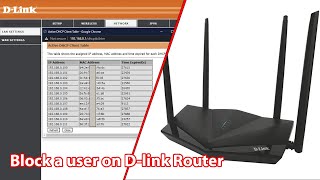 How to block user in dlink router dir 650in [upl. by Prochoras]