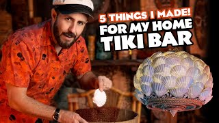 5 things that I made for my home tiki bar [upl. by Nauhs855]